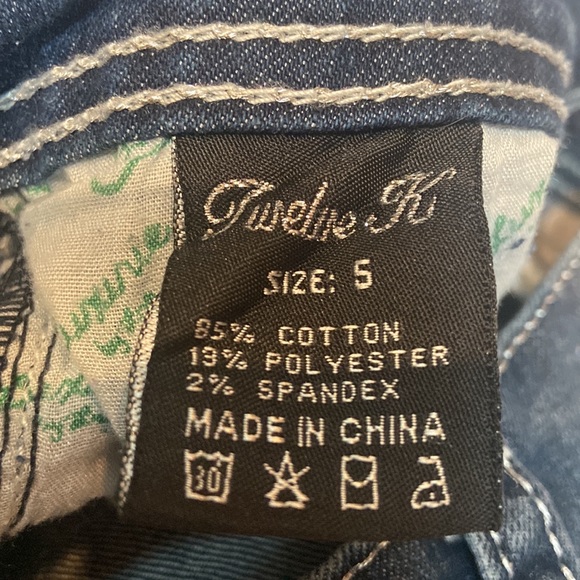 Twelve K Size 5 Blue Jeans - Picture 12 of 12
